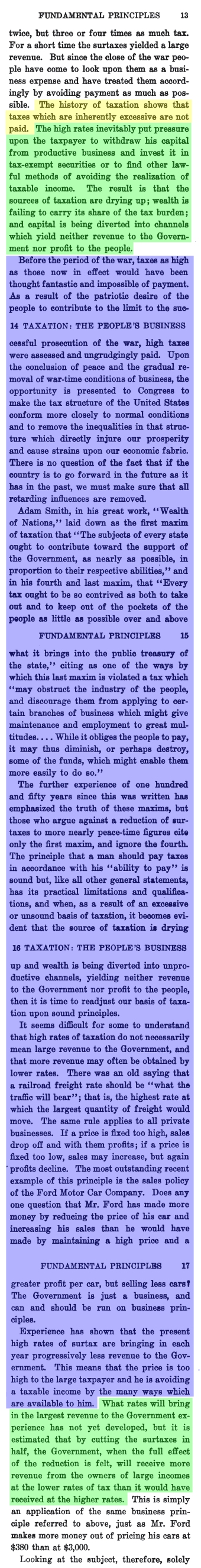 Taxation: The People's Business, Pages 13-17